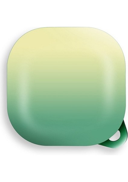 Samsung Galaxy Buds Pro Kılıf Kancalı Çift Renk Sert Plastik Sf8 Yeşil