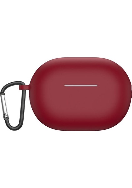 Huawei Freebuds Pro 2 Kılıf Mat Silikon Soft Kancalı Sf7 Mürdüm