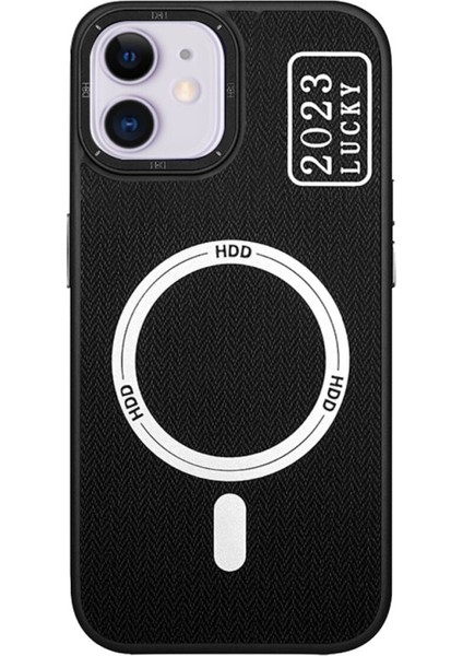 Apple iPhone 11 Kılıf Wireless Tacsafe Granada Ultra Koruma Sert Kapak Siyah