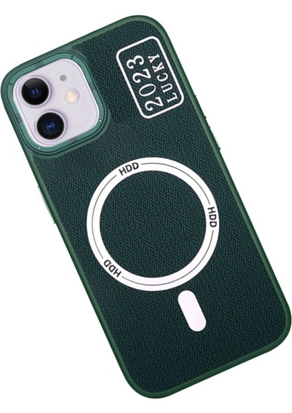 Apple iPhone 11 Kılıf Wireless Tacsafe Granada Ultra Koruma Sert Kapak Derin Mor