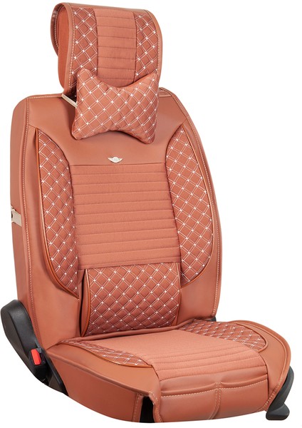 Chery Tiggo Lüx Deri Oto Koltuk Kılıfı Ön Arka Takım (Elit) Tarçın modelleri
