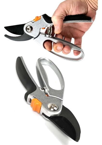 Karbon Çelik Alüminyum Gövde Profesyonel Korumalı Yaş Dal Budama Makası AB033 fiyatları