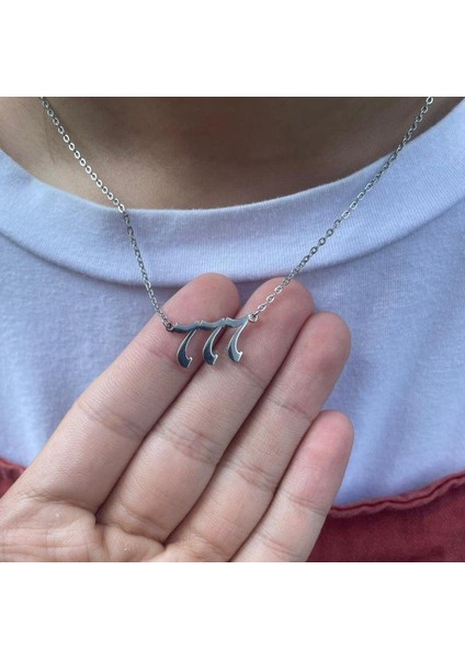 925 Ayar Gümüş Melek Rakamı Kolye fiyatları