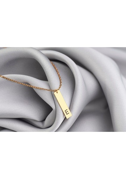 925 Ayar Gümüş Plaka Harf Kolye fırsatları