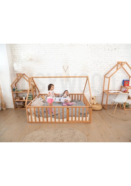 Ahşap Montessori Karyola - Masif Ahşap Karyola - Montessori Çocuk ve Bebek Yatak modelleri