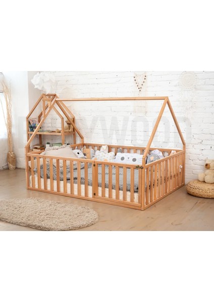 Ahşap Montessori Karyola - Masif Ahşap Karyola - Montessori Çocuk ve Bebek Yatak indirimleri