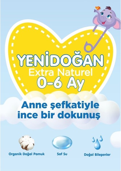 Yenidoğan (0-6 Ay) Islak Mendil 25'li x 2 Paket =50 Adet fiyatları