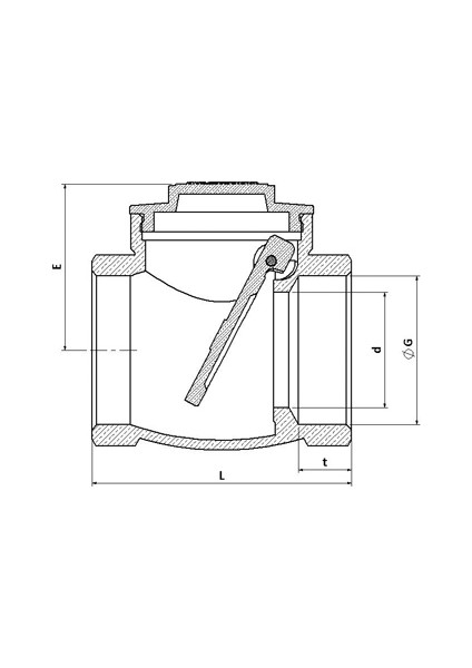 Çalparalı Çekvalf 3'' DN80 PN16 Klepsan Sarı Metal