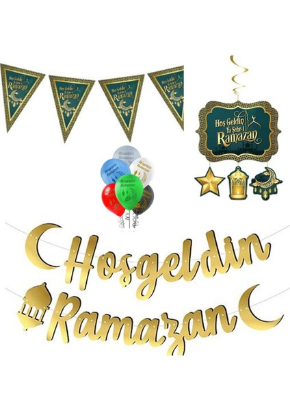 Ramazan Süsleri Hoşgeldin Ya Şehri Ramazan Set 4 Lü