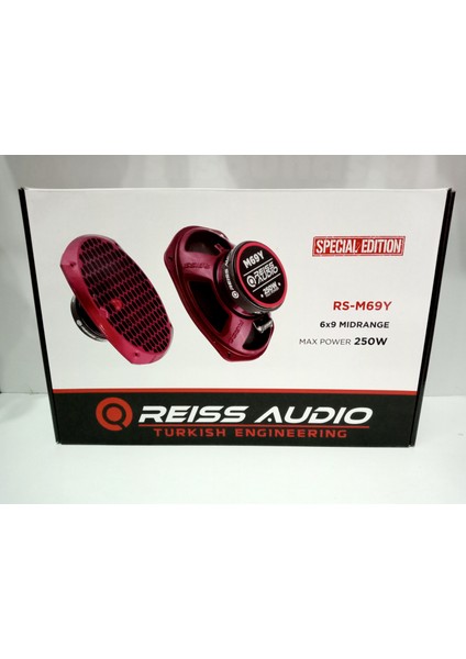 Oval Midrange Hoparlör  - 250W 100RMS Reiss Kayık Midrange