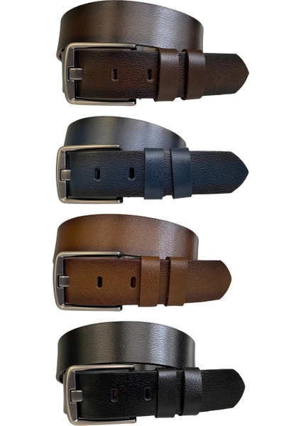 Deri, Efsane Füme Geniş Dilli; 4'lü Set Kemer 4 cm fırsatları