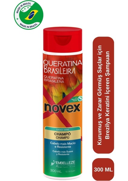 Brazilian Keratin- Kurumuş ve Zarar Görmüş Saçlar İçin Brezilya Keratini Içeren Şampuan 300 ml fiyatları