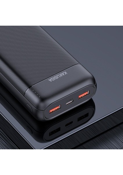 20000 Mah 3 Portlu Powerbank 22.5W Hızlı Şarj Desteği Taşınabilir Şarj Cihazı