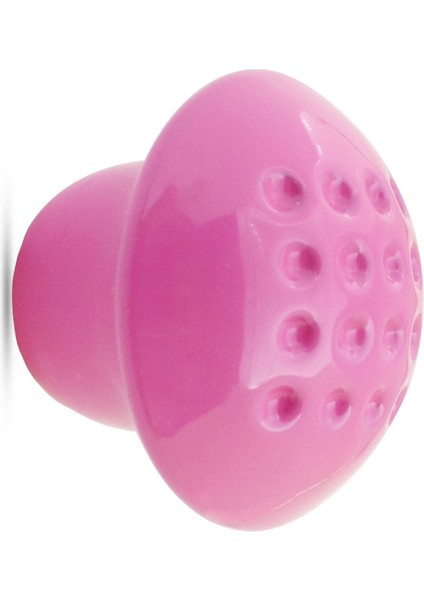 Mobilya Düğme Kulp Çekmece Dolap Kapak Kulpu Kulbu Pembe Metal Kulp