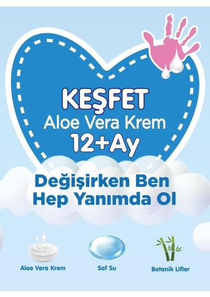 Keşfet (12+24 Ay) Islak Mendil 25'li x 2 Paket = 50 Adet