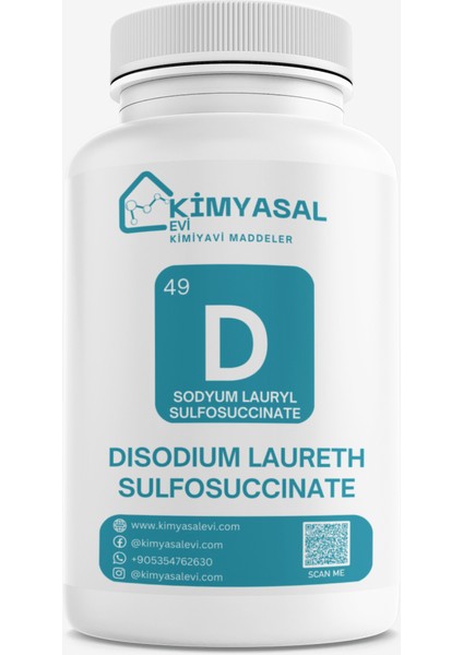 Dısodıum Laureth Sulfosuccınate-Sodyum Lauryl Sulfosuccınate 500 gr
