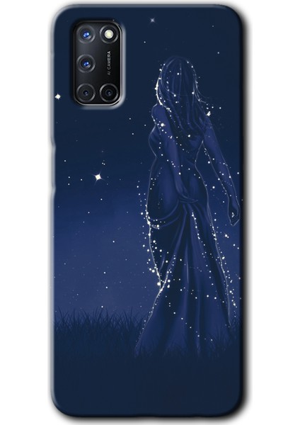 Oppo A72 Kılıf Hd Desen Baskılı Arka Kapak - Gecenin Kraliçesi