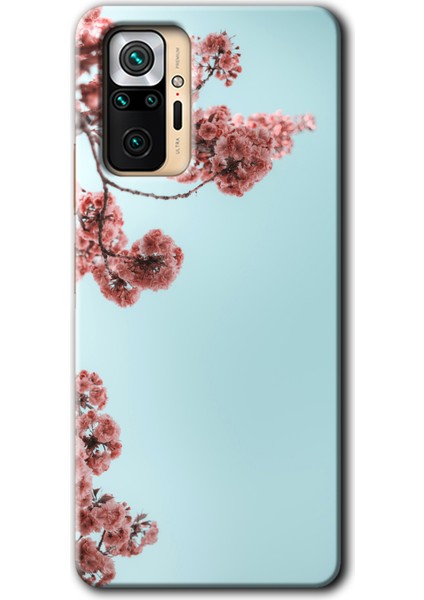 Xiaomi Redmi Note 10 Pro Kılıf Hd Desen Baskılı Arka Kapak - Japon Çiçeği