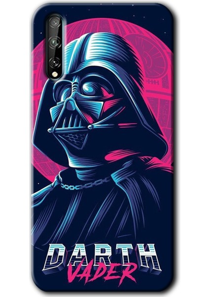 Huawei Y8P Kılıf Hd Desen Baskılı Arka Kapak - Darth Vader