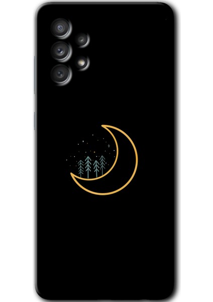 Samsung Galaxy A13 Kılıf Hd Desen Baskılı Arka Kapak - Iyi Geceler