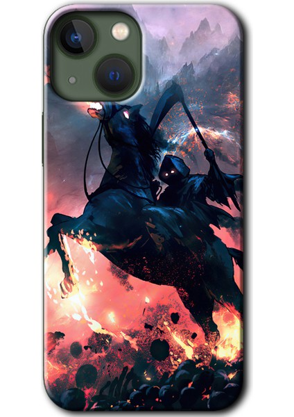 Apple iPhone 13 Kılıf Hd Desen Baskılı Arka Kapak - Bloodhorne