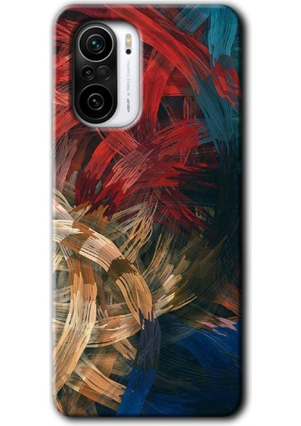 Xiaomi Redmi MI11I Kılıf Hd Desen Baskılı Arka Kapak - Karma Boyalar