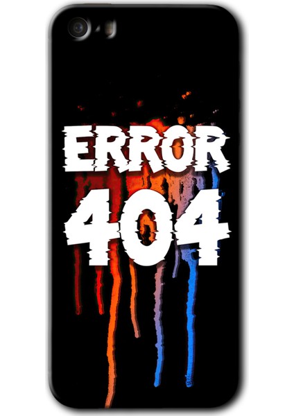 Apple iPhone 5s Kılıf Hd Desen Baskılı Arka Kapak - 404 Error