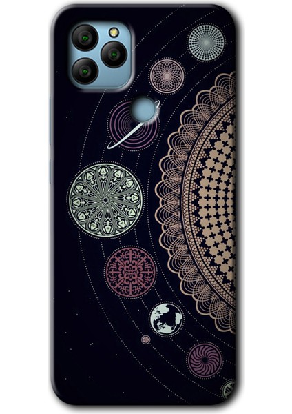General Mobile Gm 22 Kılıf Hd Desen Baskılı Arka Kapak - Gezegen Döngüsü