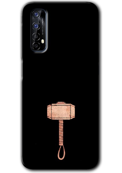 Realme 7 Kılıf Hd Desen Baskılı Arka Kapak - Thor Çekiç