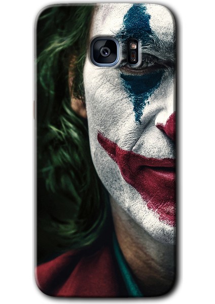 Samsung Galaxy S7 Edge Kılıf Hd Desen Baskılı Arka Kapak - Joker