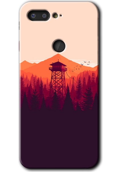 General Mobile Gm 9 Pro Kılıf Hd Desen Baskılı Arka Kapak - Gözlem Kulesi