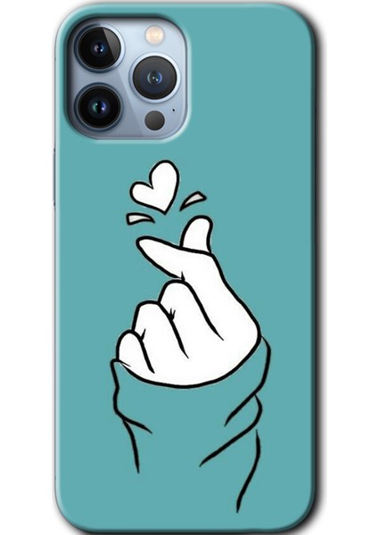 Apple iPhone 13 Pro Max Kılıf Hd Desen Baskılı Arka Kapak - Mutluluk