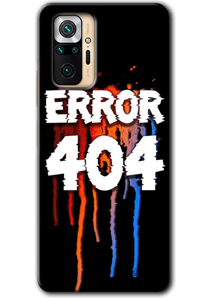 Xiaomi Redmi Note 10 Pro Kılıf Hd Desen Baskılı Arka Kapak - 404 Error