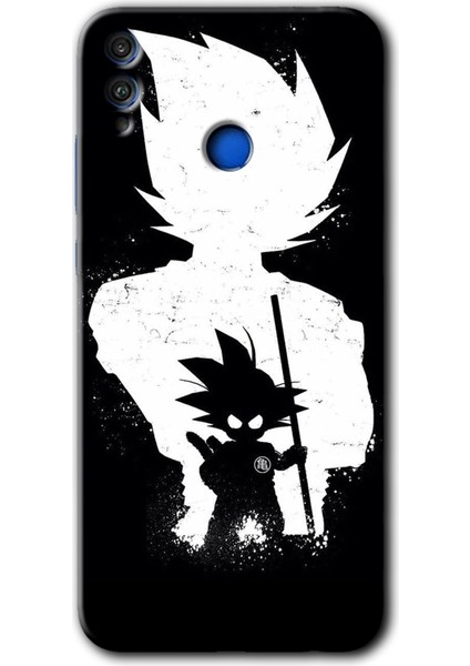 Honor 8x Kılıf Hd Desen Baskılı Arka Kapak - Anime