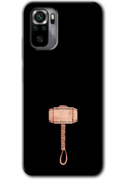 Xiaomi Redmi Note 10S Kılıf Hd Desen Baskılı Arka Kapak - Thor Çekiç