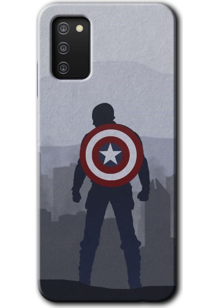 Samsung Galaxy A03S Kılıf Hd Desen Baskılı Arka Kapak - Captain Avenger