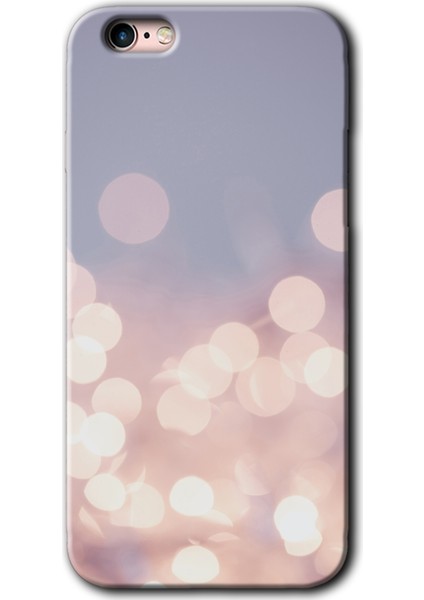 Apple iPhone 6 Plus Kılıf Hd Desen Baskılı Arka Kapak - Blur Lights