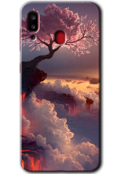 Samsung Galaxy A30 Kılıf Hd Desen Baskılı Arka Kapak - Uçurumdaki Hayat
