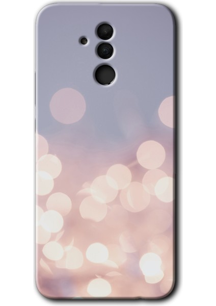 Huawei Mate 20 Lite Kılıf Hd Desen Baskılı Arka Kapak - Blur Lights