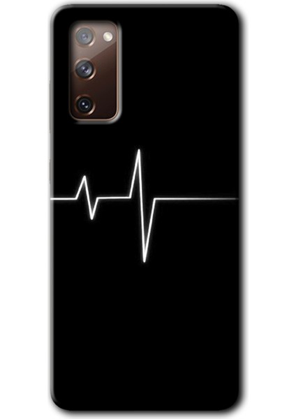 Samsung Galaxy S20 Fe Kılıf Hd Desen Baskılı Arka Kapak - Heart Rytm