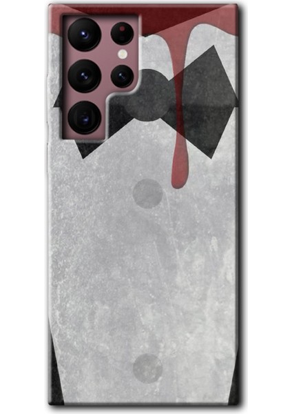 Samsung Galaxy S22 Ultra Kılıf Hd Desen Baskılı Arka Kapak - Gentleman Blood
