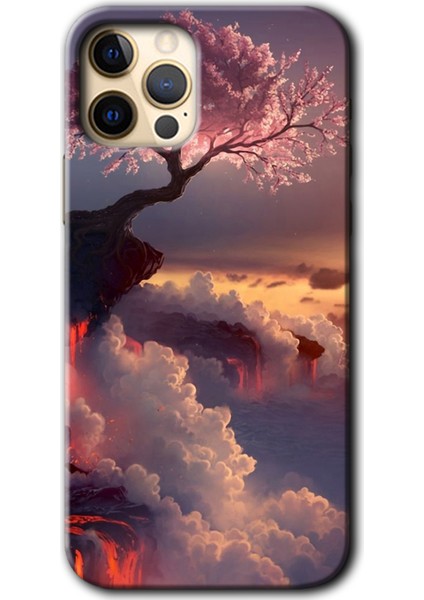 Apple iPhone 11 Pro Max Kılıf Hd Desen Baskılı Arka Kapak - Uçurumdaki Hayat