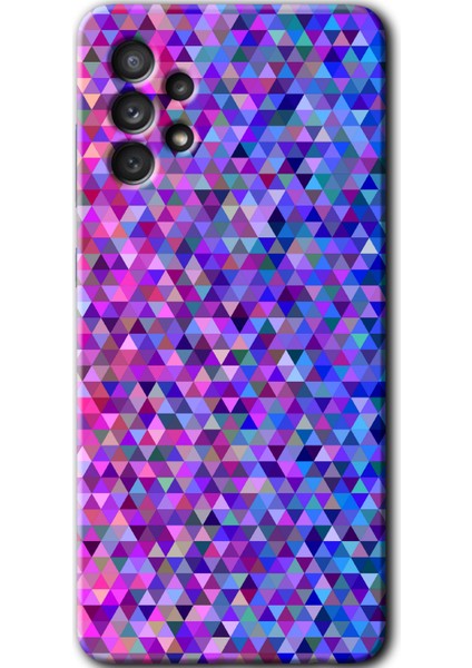 Samsung Galaxy A73 Kılıf Hd Desen Baskılı Arka Kapak - Pixel Mozaik