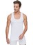 moda %100 Pamuk Beyaz Erkek Atlet 12'li Paket 1