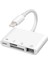 BYL-108L Lightning To Gigabit + Ethernet + USB + Şarj Bağlantılı Dönüştürücü 1