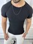 Tişört Örme Triko Tişört Nefes Alabilen Terletmez Slim Fit Dar Kesim T-Shirt 1