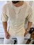 Tişört Örme Triko Tişört Nefes Alabilen Terletmez Oversize Bol Kesim Salaş T-Shirt TISORT2893 1