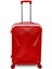 Diamond Abs Kırmızı Orta Boy Valiz 16622 1