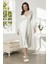 Kadın Saten Gecelik Sabahlık Altılı Set Senza Homewear 6425 1