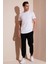 % 100 Pamuk Regular Fit Bisiklet Yaka T Shirt Erkek T Shirt 5902511 2